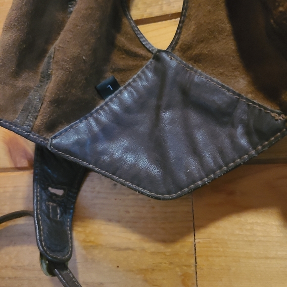 Handmade Leather Halter Bra • W/ Stash pocket - Picture 7 of 8